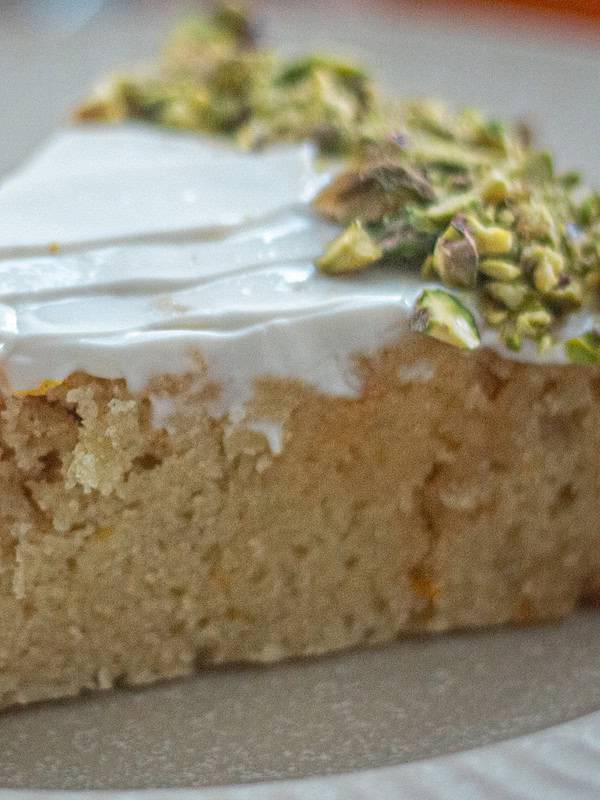 Delicious and Fragrant Vegan Cardamom Orange Semolina Cake